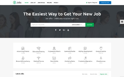 Jobs - Job Portal HTML Template