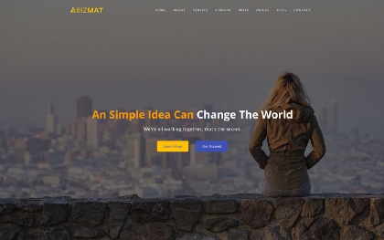 Bizmat - Responsive Business Template