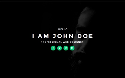 Personal Website Html Site Templates Wrapbootstrap