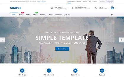 Simple - Multipurpose Template