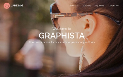 Graphista - One-Page Creative Portfolio