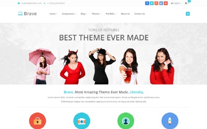 Brave - Responsive Theme (250+ Features)