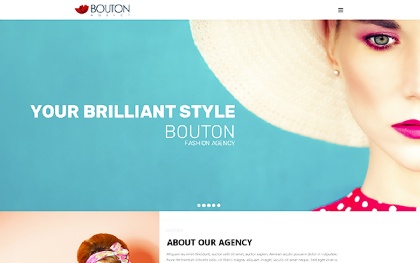 Bouton - Fashion and Modeling Site Theme