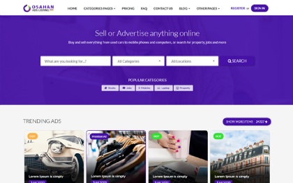 Osahan - Ads Listing Template