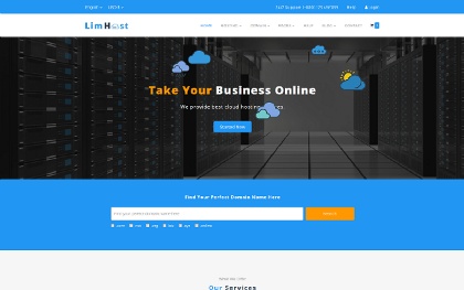 LimHost - Hosting & Technology Template