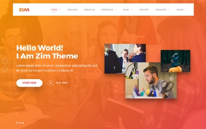Zim - Multi-Purpose One page Template
