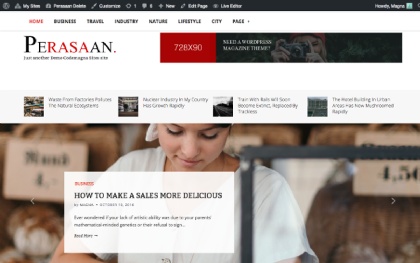 Perasaan - Magazine WordPress Theme