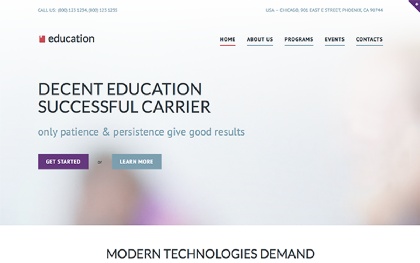 Education - Responsive Website Template