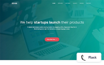 Python Website Templates - WrapBootstrap