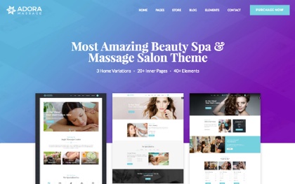 Adora - Beauty Spa & Massage Salon Theme